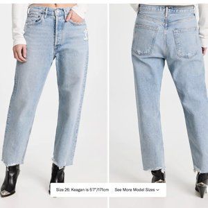 Agolde 90s Crop Mid-Rise Straight Leg Size 29